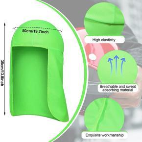 4 Pcs Hard Hat Shade Neck Protection Sun Shade Hat Neck Protector Hard Hat Liner and Neck Bandana Face Scarf