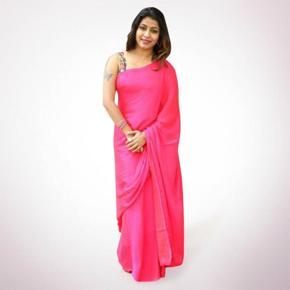 Lemon Misty Silk Sharee For Woman