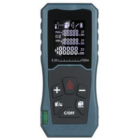 KKmoon Laser Distance Meter Handheld 1.6-inch LCD DiasTim-eter Bubble Level Pythagorean Mode Measure Distance Area and Volume