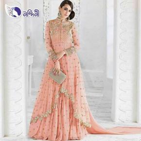 New Hot Collection, New Stylish Long Anarkoli Dress, New Exclusive Floor Touch Anarkoli Dress For Women