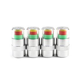 MA 4pcs/set Car Tire Pressure Monitor Valve Stem Caps Air Alert Tire Valve Cap