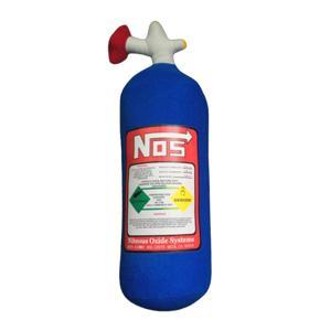 NOS Nitr-ous O-xide Bottle Pillow Car Decor Backrest Cushion Creative Plush Pillow