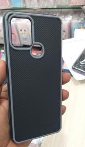 For Infinix_Hot 10 Case Premium Quality Step Design Anti-Shock Bumper Hard & Soft Combination Back Cover With Camera Protection - Phone Back Cover