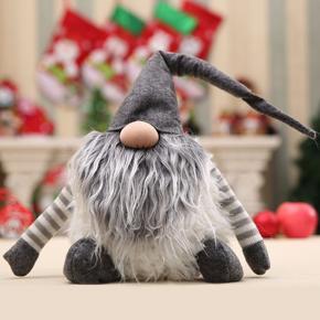 Cartoon Faceless Santa Claus Dwarf Doll Plush ChristGift for Kids