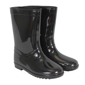PVC Water Proof Rubber Gum Boot - Black