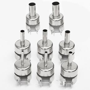 GMTOP 8pcs Hot Air Generator Nozzles Heat Air Machine Solder Set Hot Air Soldering Station 3/4/5/6/7/8/10/12mm for 850 852 858 950 952 702