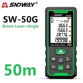 SW-50G SNDWAY Laser Distance Meter Digital Range Finder 50m Rangefinder Trena Lazer Tape Measure Ruler Roulette Measurer Tool be in great demand