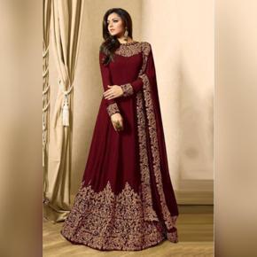 Unstitched Georgette Grown dress For Women