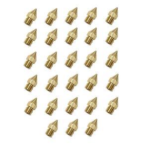 28 Pieces  Printer Nozzles MK8 Nozzle 0.2mm,0.3mm,0.4mm,0.5mm,0.6mm,0.8mm,1.0mm Extruder Print Head for  Printer Makerbot Creality CR-10,7 Different Size