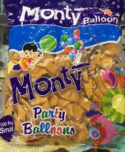Exclusive Latex Party Balloon (Golden)-100pcs