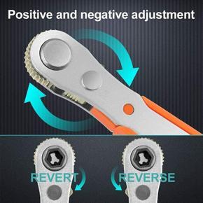 XHHDQES Magnetic Screwdriver Set, 11 Pieces, 110 mm, Mini Ratchets and with 1/4 Inch, 10 Models, Screwdriver Bits