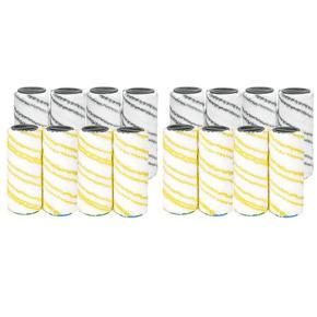 ARELENE 16 Piece Set of Rollers for Karcher FC7 FC5 FC3 FC3D Electric Floor Cleaner 2.055-007.0 / 2.055-006.0