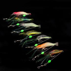 Fishing Bait With Hooks-7 x Fishing Lure-as shown