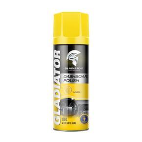 Gladiator Dashboard Polish Lemon- 450 ml, Car Motorbike Leather, Plastic, Rubber, Wood Spray Polish