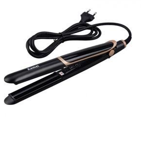 Kemei KM-2219 Ceramic Electric Hair Straightening Iron Infrared Hair Straightner - Mini Hair Straightener