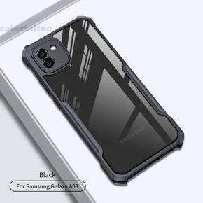 Xundd Protective Back Cover For Samsung Galaxy A03 Cases Shockproof Airbag Bumper Soft Back Transparent Shell Covers