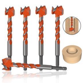DASI 1pcs Wood Drill Bit Self Centering Hole Saw Cutter Woodworking Tools 16mm-25mm Carbon Steel Hexagonal Shank Drill Bits for Tile Concrete Brick Glass Plastic Wood
