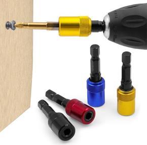 DASI 1Pcs Magnetic Screw Bit Holder Adjustable Quick Release 1/4 Hex Shank Screwdriver Magnet Drywall Bit Holder Drill Tools
