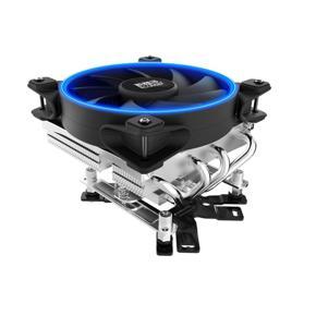 PCCOOLER AM CPU Cooler 4 Contact Heatpipes Radiator Quiet 4 CPU Heatsink Fan - black