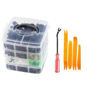 620PCS Car Body Push Pin Bumper Buckle Moulding Clip Kit Automobile Door Panel Fastener