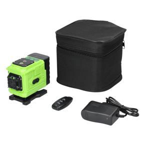 GMTOP Multifunctional 12 Lines Green Light Laser Level 3° Self-leveling Machine Rechargeable Lithium batt-ery Leveling Tool Omnidirectional Ground Wall Sticker