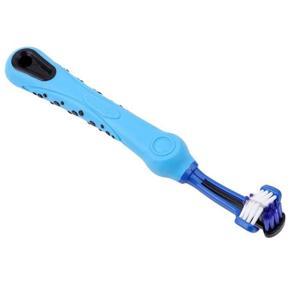 Individual 1 Pcs Pet Toothbrush Teddy Dog Brush Addition Bad Breath Tartar Teeth Care Dog Cat Cleaning Supplies Blue Exquisite Product