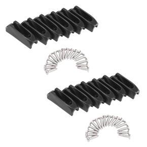 ARELENE 12Pcs Canoe Kayak Cord Lock Rudder Control Nylon Self-Lock Rope Cord Tensioner Runner Anchor Jam Cleat Boat Accessories