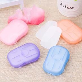 Portable Travel Mini Soap Paper 4 box Set