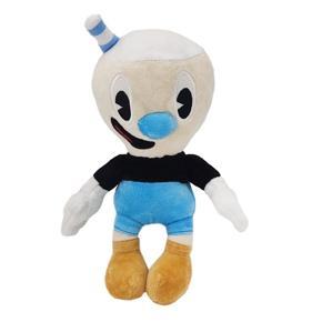 25cm Plush Cuphead Plush Doll Mugman Game Souvenir Soft Stuffed Toy