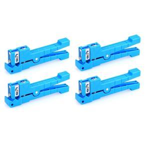 ARELENE 4Pcs Cable Stripper 45-163 Buffer Tube Stripper FTTH Perfect 45-163 Coaxial Cable Sheath Jacket Cutter