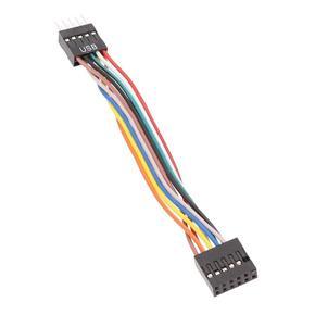 ARELENE 2Pcs for Lenovo Adapter Cable 12P Motherboard to Ordinary Chassis Adapter Cable 11-Hole to 9-Pin