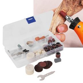 Rotating Tool Accessories 87Pcs Electric Grinding Polishing Trimming Parts with Transparent Packaging Box