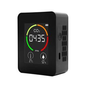 GMTOP Indoor Portable CO2 Detector Multifunctional Thermohygrometer Home Digital Air Detector Intelligent Air Quality Analyzer Household Air Pollution Monitor
