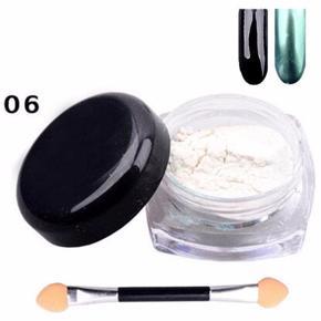 12 COLORS 2g/Box Glitter Magic Mirror Chrome Effect Dust Shimmer Nail Art Powder - #6