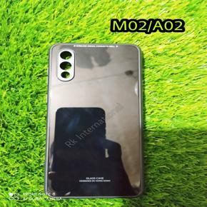 Glass case back cover FOR Samsung Galaxy M02/A02