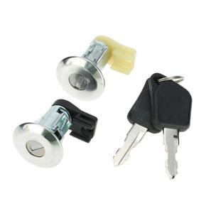 Pair of Front Door Lock ba-rrels Set with Keys for Peugeot 106 MK2 1997-2004 205 405