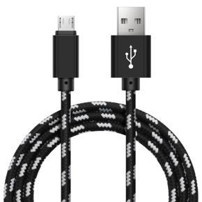 Micro USB Cable Android Charger Nylon Braided 1m