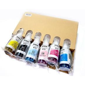 Epson 673 Ink Bottle Full Set for L800/805/1800/855