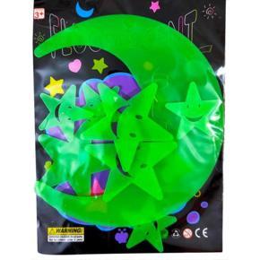 Wall Decoration Radium Sticker Big Sun Moon and Star