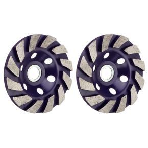 ARELENE 2X 100mm Diamond Grinding Wheel Disc Bowl Shape Grinding Cup Concrete Granite Stone Ceramic Cutting Disc Power Tool