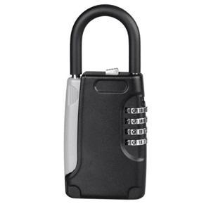 Metal Mechanical Key Storage Box Box Metal Hook Type Pas Key Box Key Box Key Safe-Black