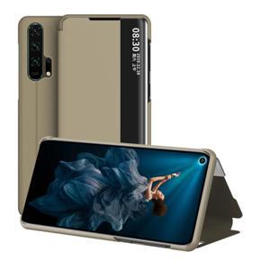 Smart Case For Huawei Honor 20 Pro Cover Flip PU Leather Shockproof Window View Cases