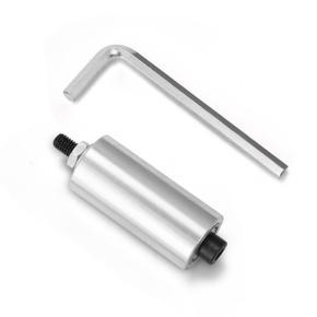 GMTOP 30/50mm(Optional) DIY Double Bearing Sander Aluminum Alloy Conveyor Wheel Driven Wheel Without Ribs with 8mm Shaft Rod+Wrench for Hand DIY Utility Tools