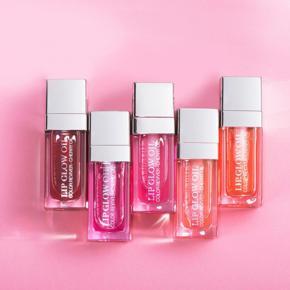 6ml Crystal Moisturizing Lip Oil Plumping Lip Gloss Plump Lip Glow Oil Tinted Lip Plumper Lips Hydrating Lip Gloss