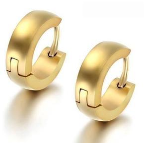 Huggie Hinged Hoop women Earrings