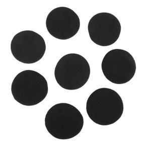 BRADOO- 4 Pair 60mm Replacement Ear Foam Earphone Pad Covers for Headset Headphone Black