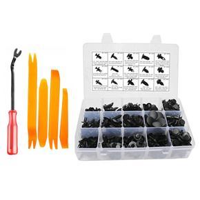 300PCS Car Body Push Pin Bumper Buckle Moulding Clip Kit Automobile Door Panel Fastener
