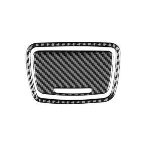 ARELENE Carbon Fiber Ashtray Panel Protective Cover Trim Stickers Interior Accessories for BMW- 5 Series F10 2011-2017
