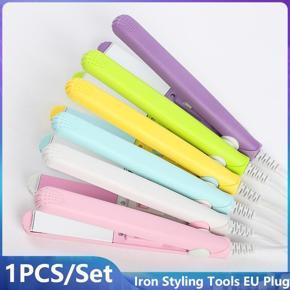 Mini Hair-Straightener Flat Iron Ceramic Hair Straightener Dry and Wet Thermostatic Electric Curling Iron Fashion Styling Tools