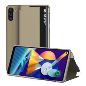 Smart Case For Samsung Galaxy M11 Cover Flip PU Leather Shockproof Window View Cases
